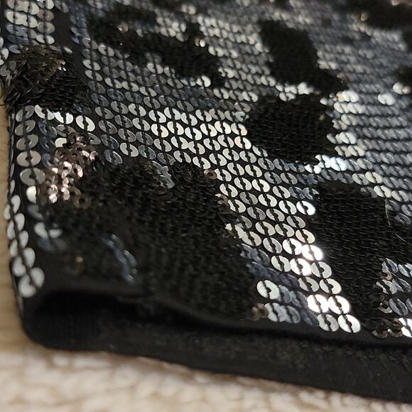 Express Sequin Mini Skirt Small - Picture 3 of 5